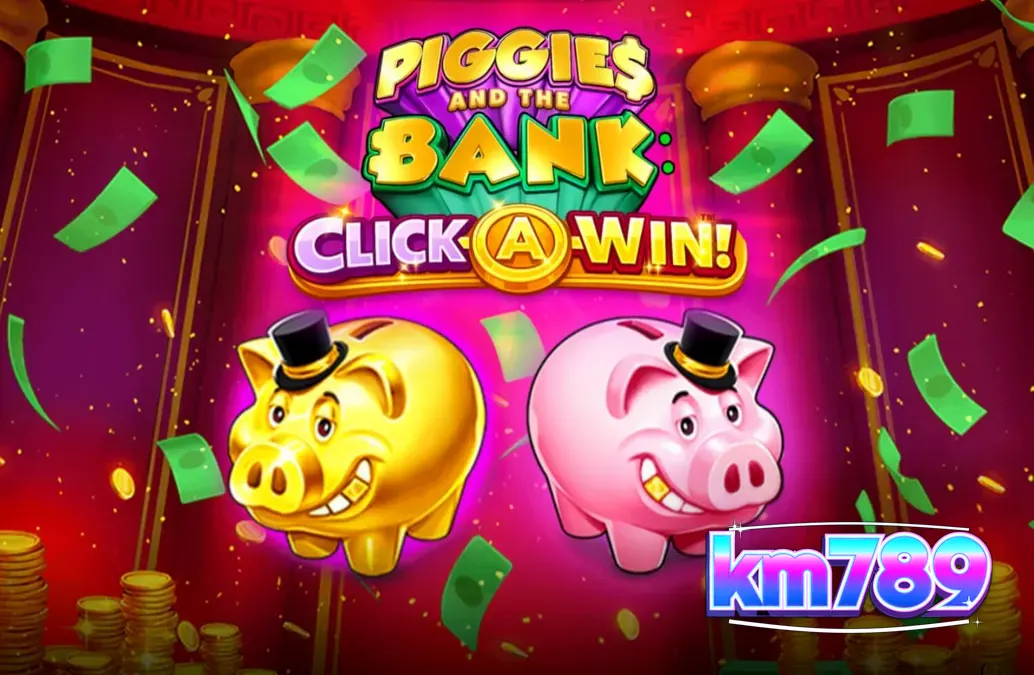 Piggies and the Bank: Click-A-Win slot interface
