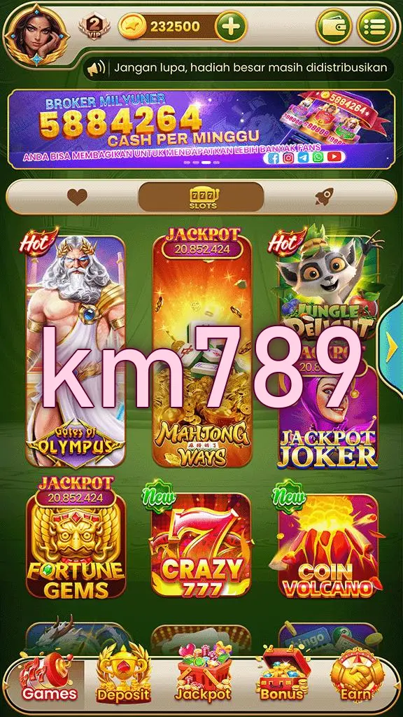 km789 Masuk