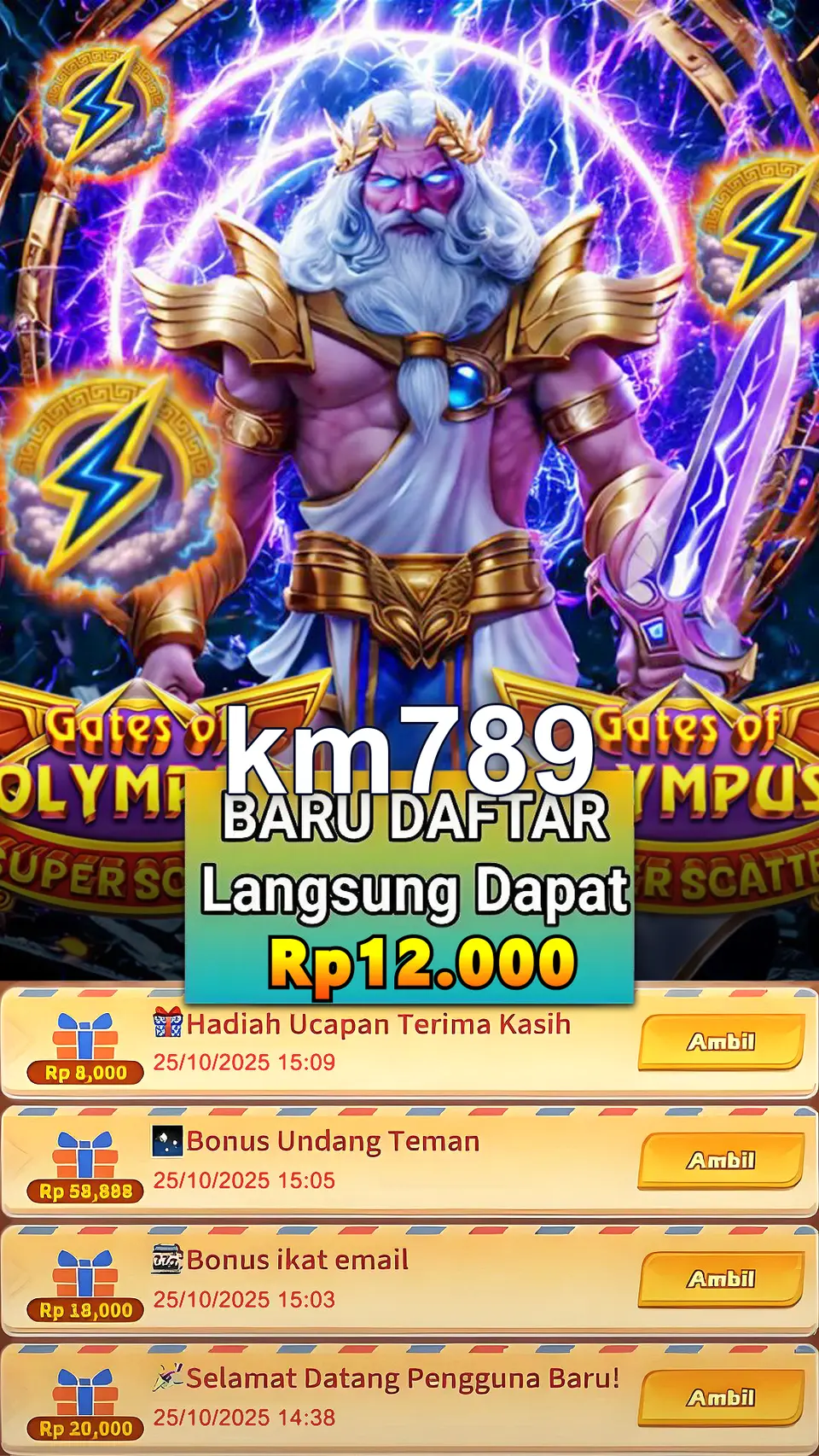 km789 Masuk